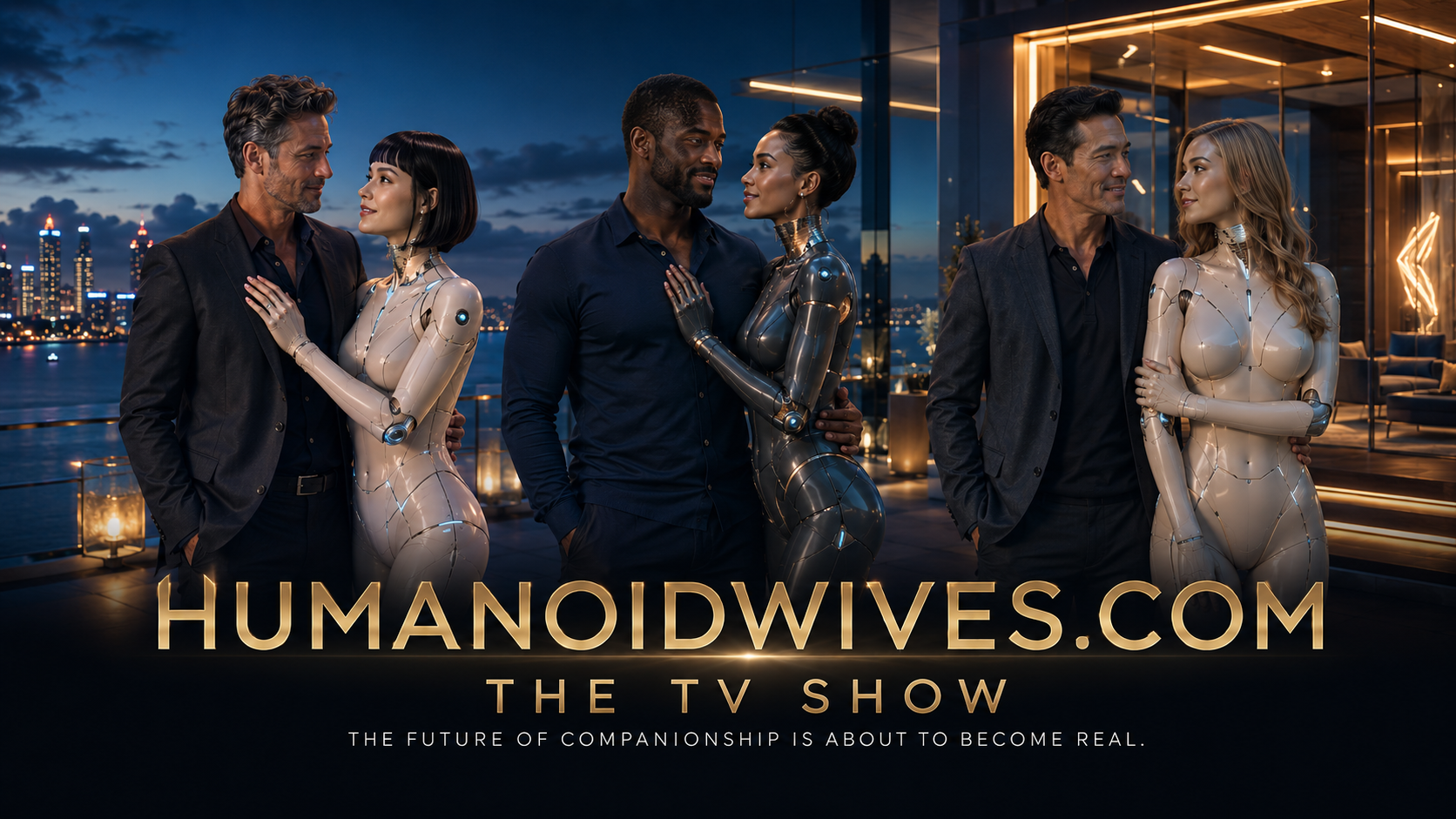HumanoidWives.com The TV Show concept featuring people with humanoid companions